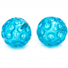 Массажные мячи FRANKLIN METHOD Small Blue Textured Ball Set, 8см