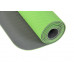 Коврик для фитнеса и йоги Larsen TPE двухцветный Зеленый-Серый