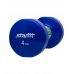 Гантель виниловая DB-101 StarFit 4кг, темно-синяя