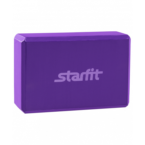 Блок для йоги FA-101 StarFit, фиолетовый